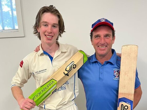 Luke Reynolds (151no) and Shane Beggs (197) shared a 300-run partnership.