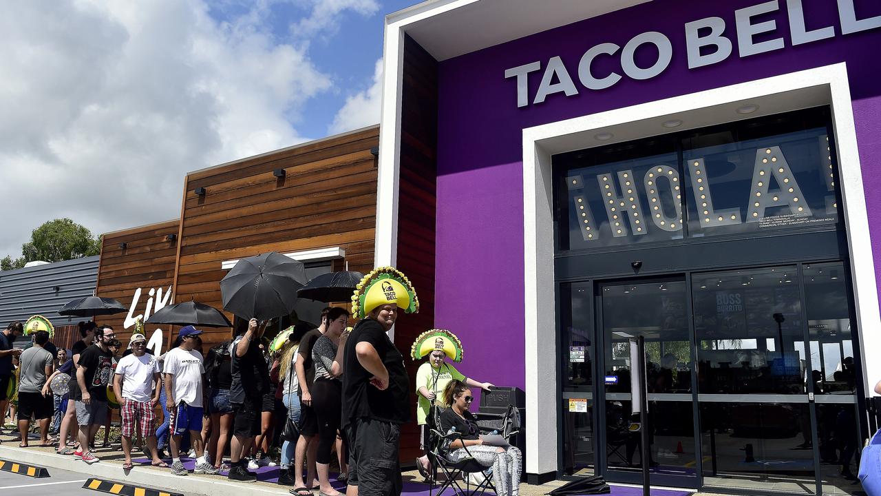 Taco Bell on its official opening in Townsville. Picture: Matt Taylor