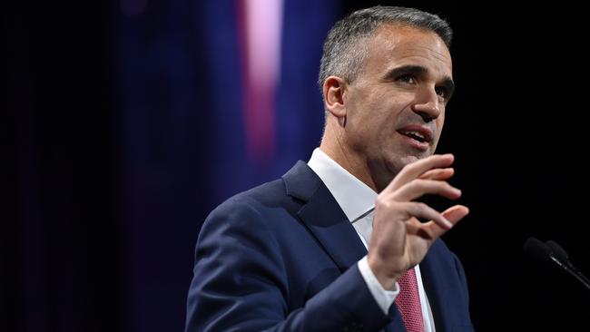 25/6/24. Premier Peter Malinauskas announcing South Australia's Housing Roadmap in a major speech at the Adelaide Convention Centre.Picture: Keryn Stevens