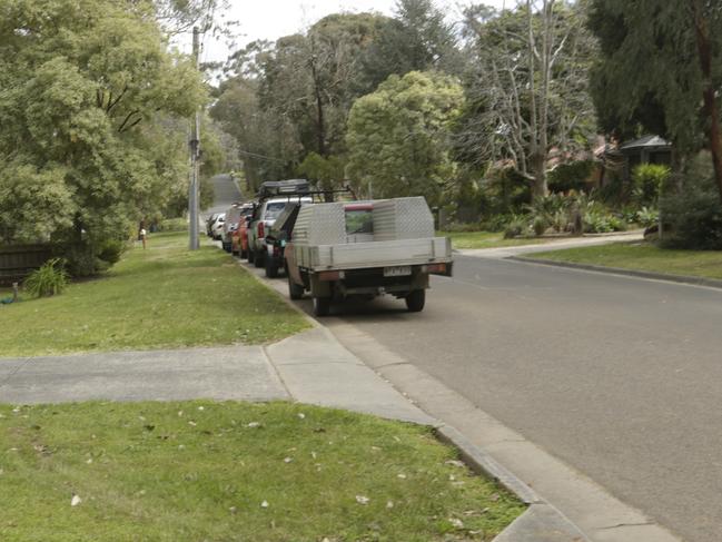 Montana Avenue Boronia residents do not want a footpath, but they’re getting one. Picture: Valeriu Campan