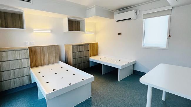 Inside a room at the Pinkenba Quarantine Facility. Source: Brisbane City Council.