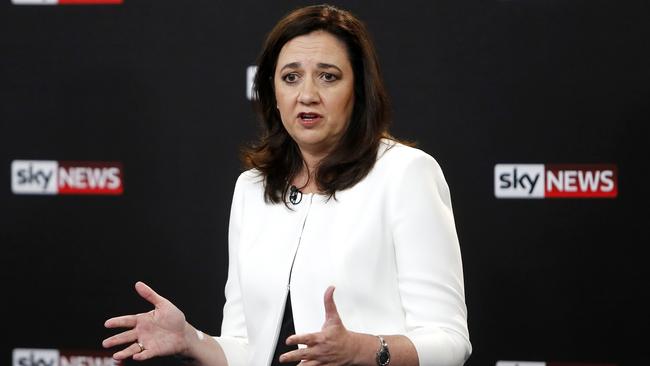 Annastacia Palaszczuk came out on top after last night’s forum. Picture: Josh Woning/AAP