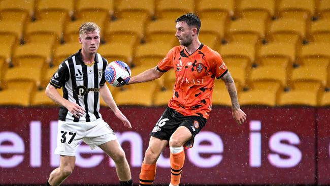 Jay O’Shea has been the centrepoint for Brisbane Roar this season. (Photo by Bradley Kanaris/Getty Images)