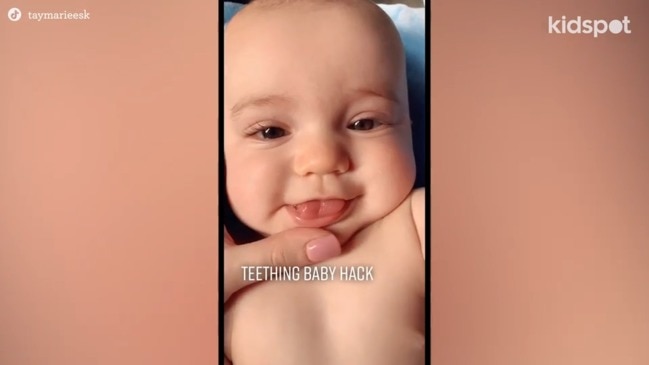 Warning over new TikTok trend promoting a hack to soothe teething babies