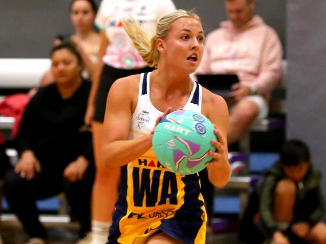 Sapphire Series netball Round 1 Bailey Grigg. Picture David Clark