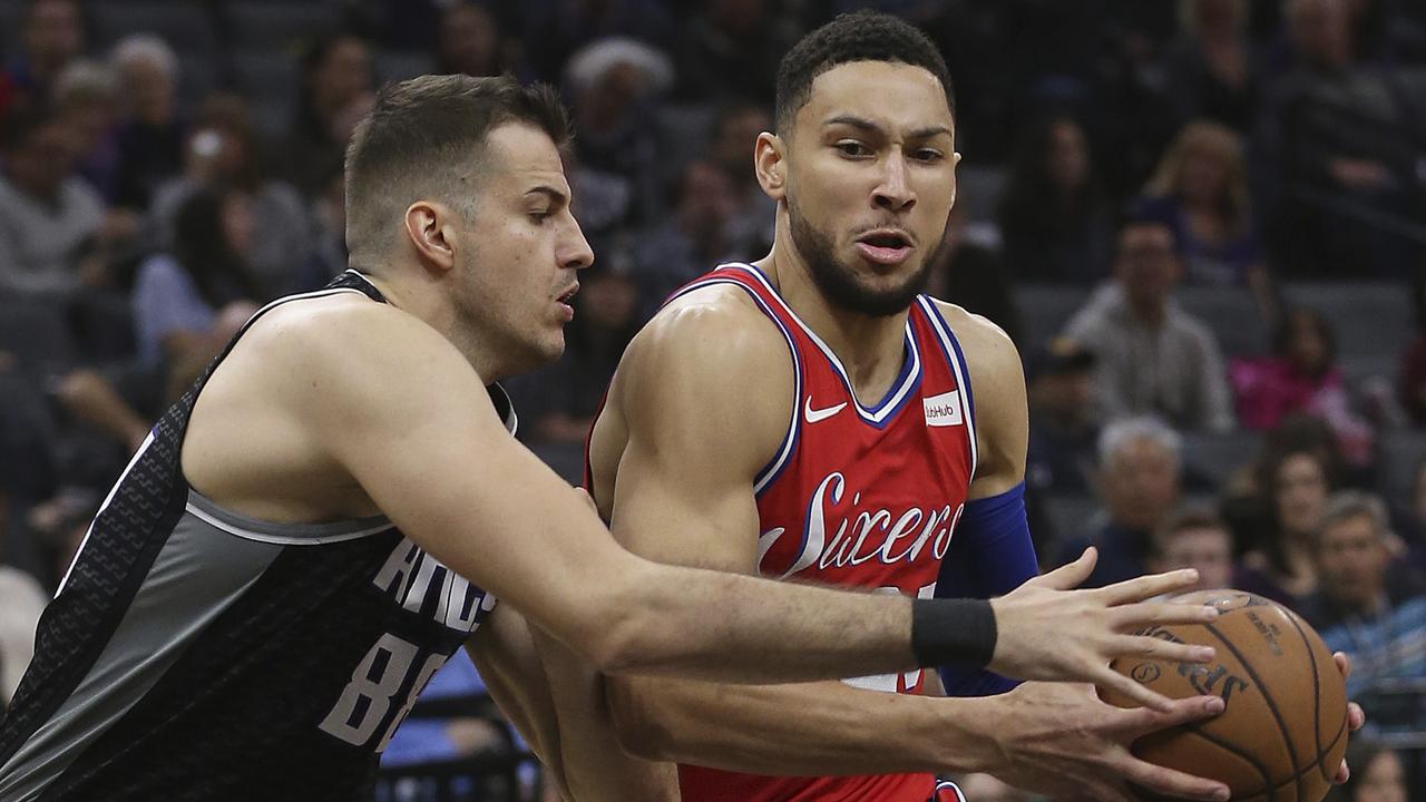 Ben Simmons isn’t enjoying his time on defence.