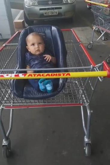 Baby sales shop trolley