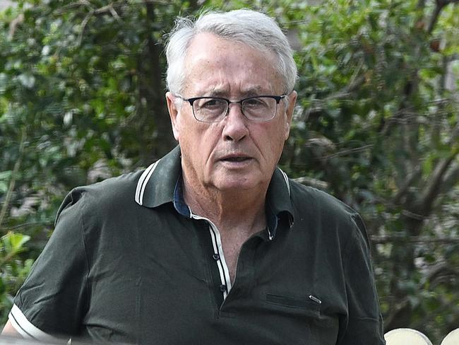 12/11/2024:  Former treasurer and current National President of the Labor Party, Wayne Swan, leaves his home in Brisbane. pic: Lyndon Mechielsen/The Australian