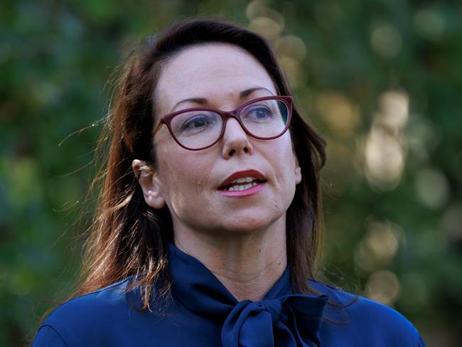 MELBOURNE, AUSTRALIA - NewsWire Photos - APRIL, 25,  2023:  Victorian Attorney-General Jaclyn Symes makes an announcement at Victorian Parliament. Picture: NCA NewsWire / David Geraghty