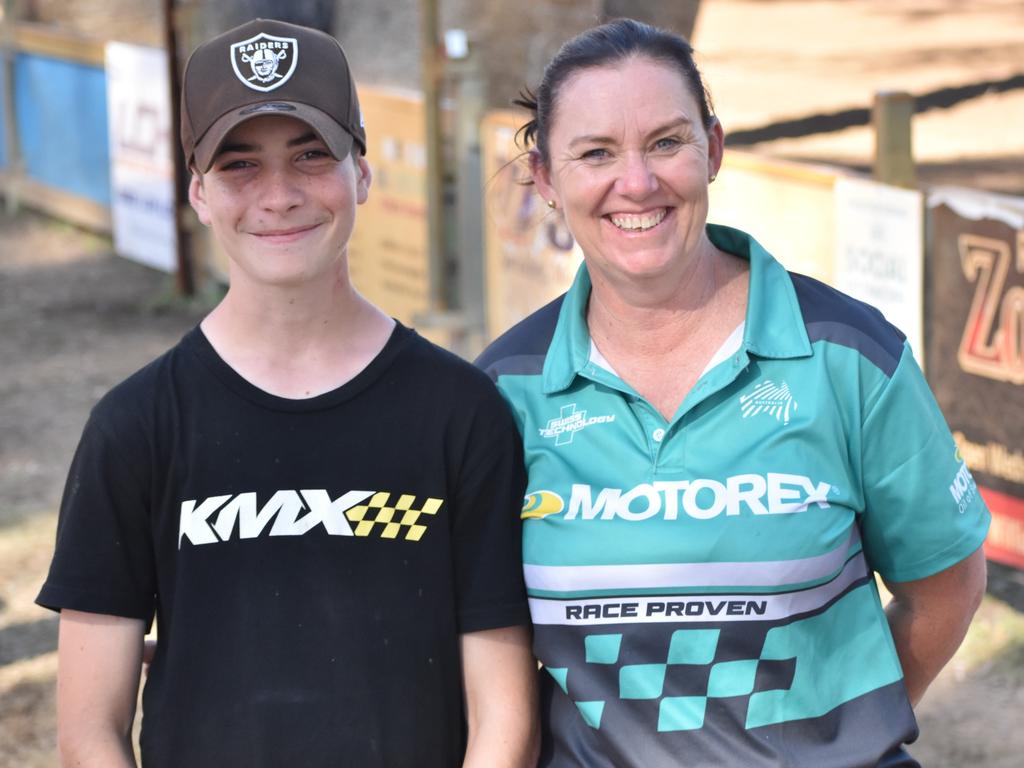 Jimboomba's Jet Doyle-Andrews and Rachel Fuller at the KTM Australian Junior Motocross Championships at Rockhamptonâ€™s Six Mile Raceway, September 28 to October 1, 2022.