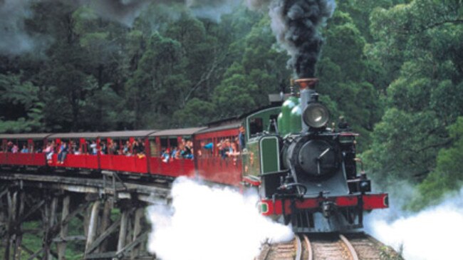 Puffing Billy is a popular spot for local and international visitors. Supplied picture: King William Travel