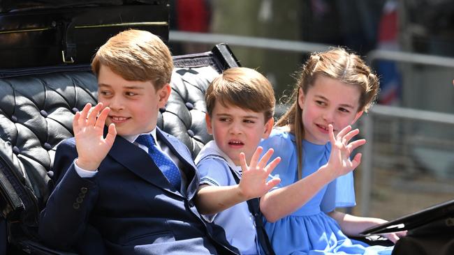 Prince George, Prince Louis and Princess Charlotte have a few years yet before getting to see how accurate the AI predictions have been. Photo by Karwai Tang/WireImage.