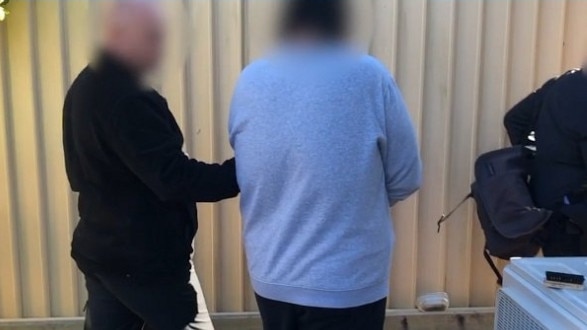 Australian Federal Police arrest Franzric Lara at his Baulkham Hills home after an international tip-off.