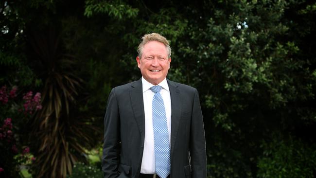 Andrew Forrest is moving ahead with development of Australia’s first LNG import terminal at NSW’s Port Kembla. Picture Kym Smith