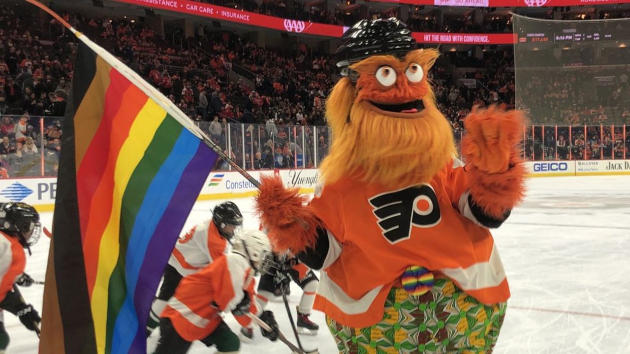 Flyers fans warming up to team's new mascot - WHYY