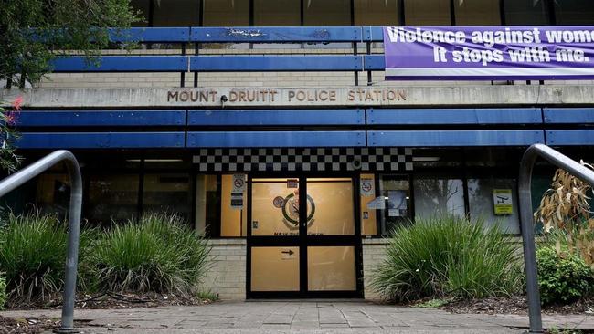 Mt Druitt Police Station, where the 24-year-old woman handed herself in Picture: File.