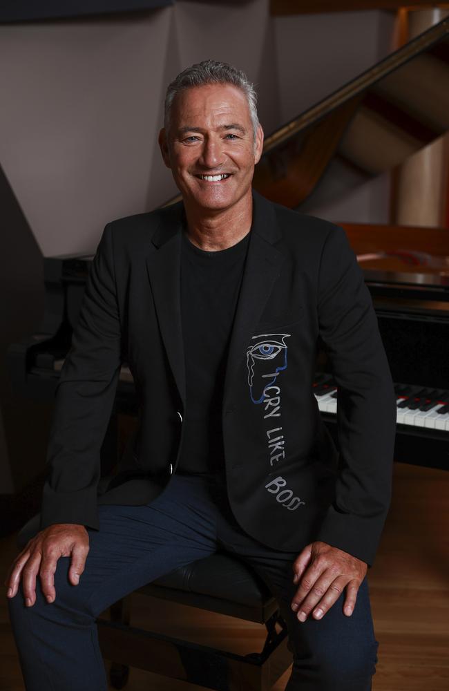 D Blue Wiggle Anthony Field has partnered with Politix to raise awareness about men's health. Picture: Justin Lloyd.