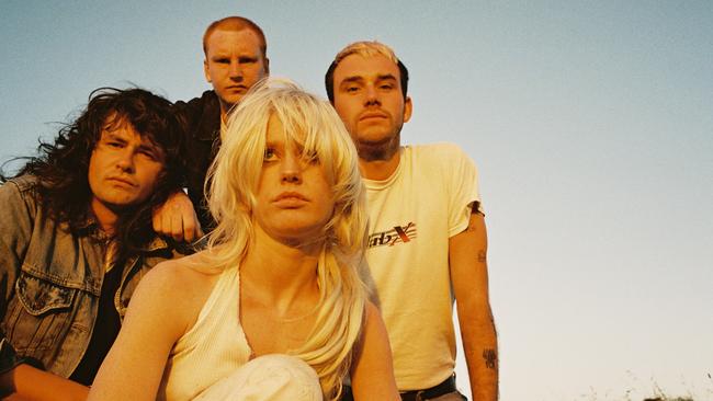 Amyl and the Sniffers. Picture: Jamie Wdziekonski.