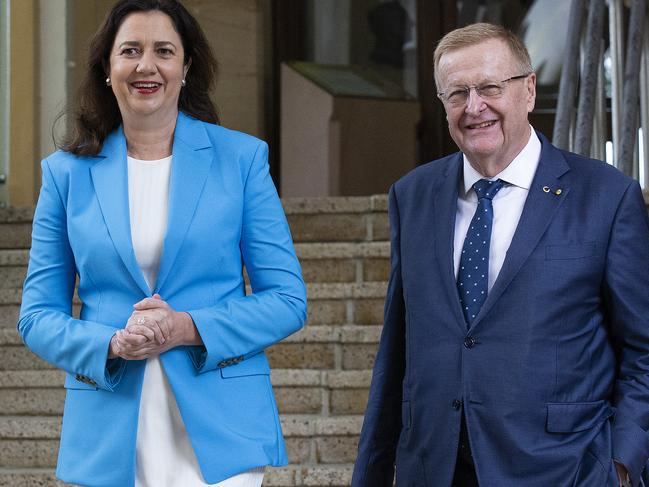 John Coates says he and Annastacia Palaszczuk are great friends. Picture: Jono Searle/Getty Images