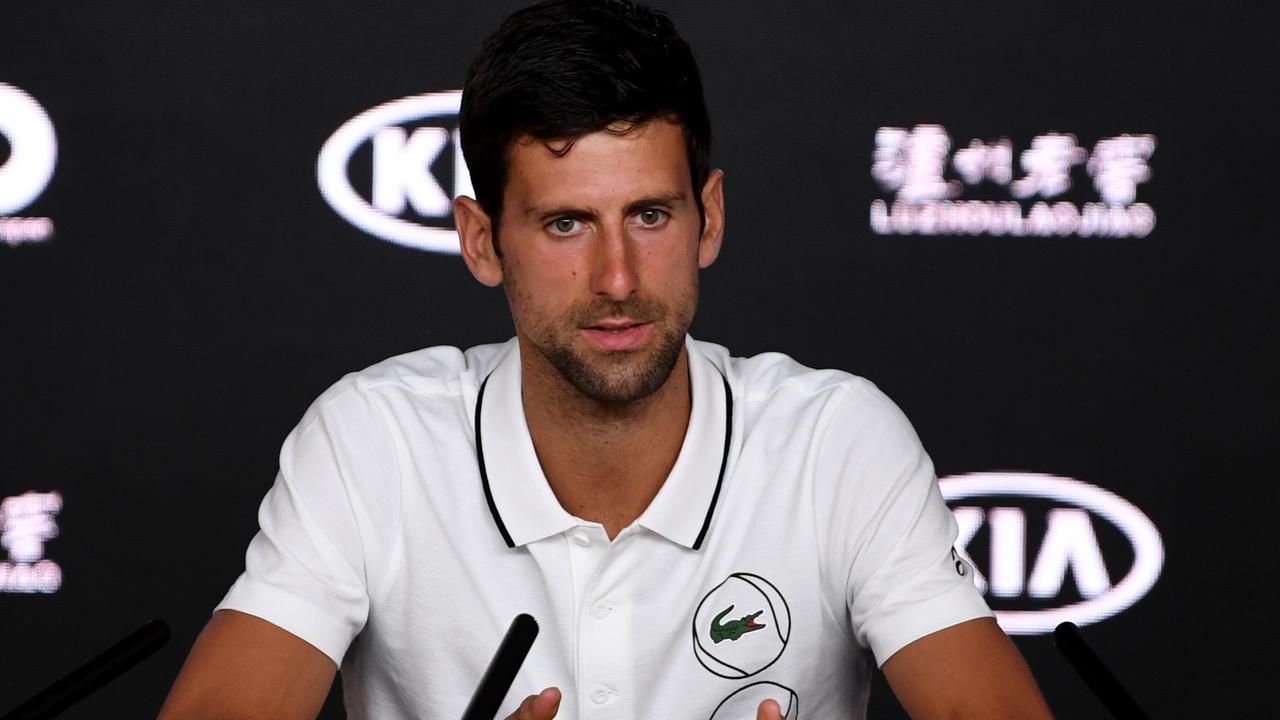 Djokovic has copped another whack.