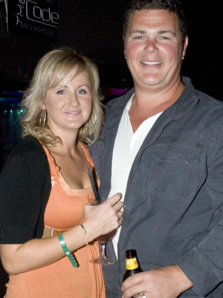 <p>Amara and Aaron Douglas at Code Nightclub, Mackay.</p>