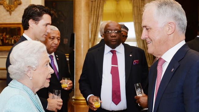 Malcolm Turnbull said to Charles Firth in 1993, ‘We have a vacuum at the centre of our constitution. The Queen is not a rallying point for Australians.’ Awks. Picture: John Stillwell-Pool/Getty Images