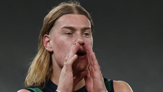 uMELBOURNE. 13/05/2023.  AFL. Australian under 18s vs Carlton VFL at Marvel Stadium.  Harley Reid    .  Pic: Michael Klein