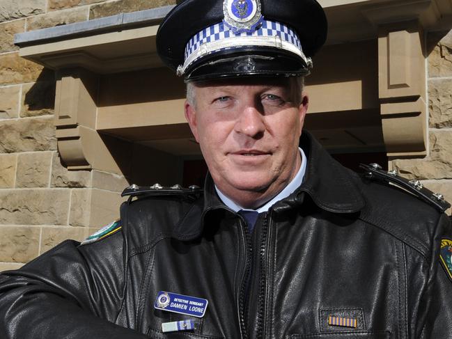 Former Detective Sergeant Damian Loone at the Rocks Police Station, in Sydney.