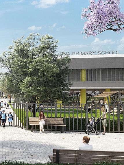 Artist's impression of future school in Akuna Vista estate, Schofields. Picture: Supplied