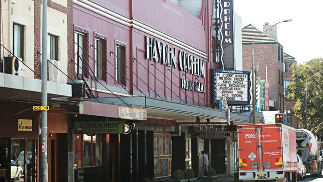 Historic buildings in the area include the Hayden Orpheum.