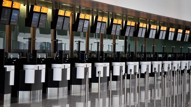 The departures hall in the new Terminal 2. Picture: AFP