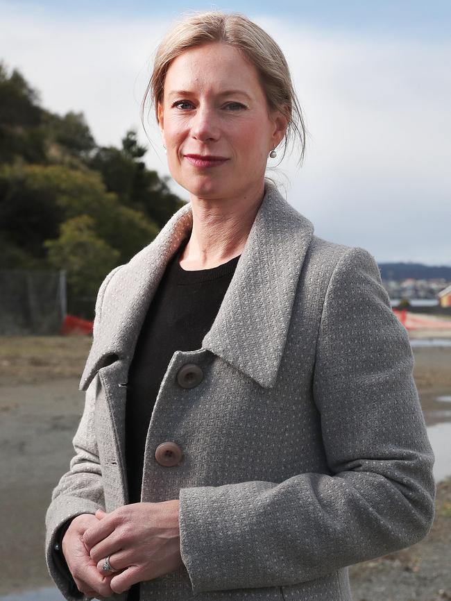 Labor leader Rebecca White has been a vocal opponent to the Macquarie Point stadium. Picture: Nikki Davis-Jones