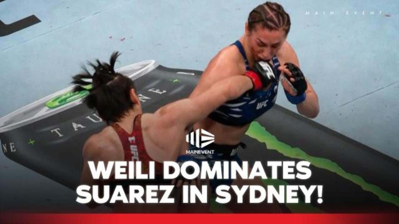 Weili schools Suarez in 5-round clinic!