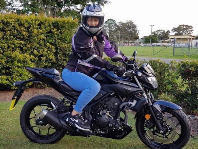 Amy Connors bought this motorbike during the transformation she underwent while conducting a sexual relationship with Sione Penisini, who is serving 36 years after he shot and killed Constable Glenn McEnallay at Hillsdale in 2002.