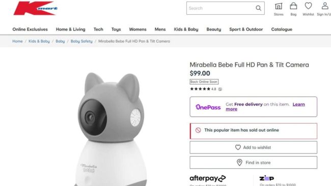 Baby monitor sale kmart