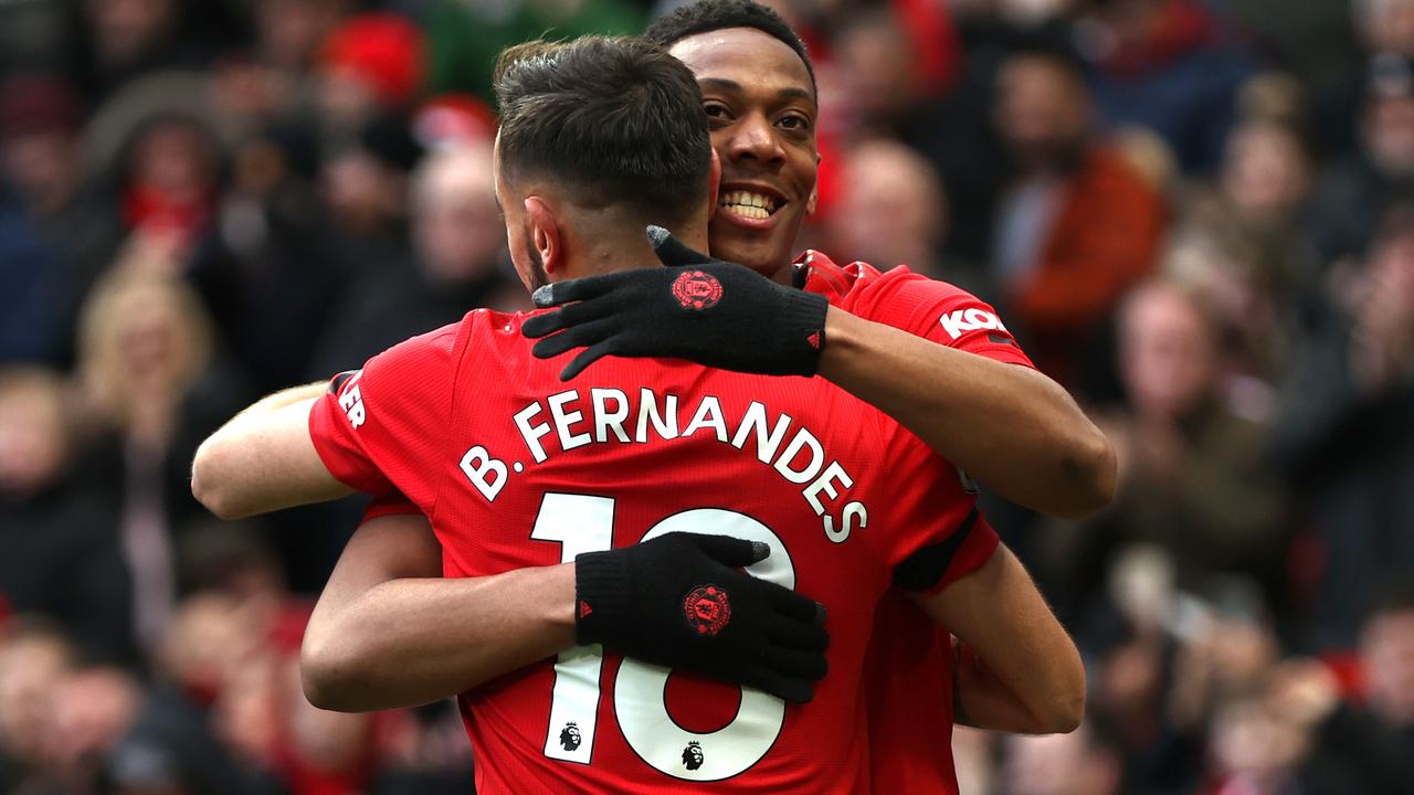 Bruno Fernandes and Anthony Martial made the difference.