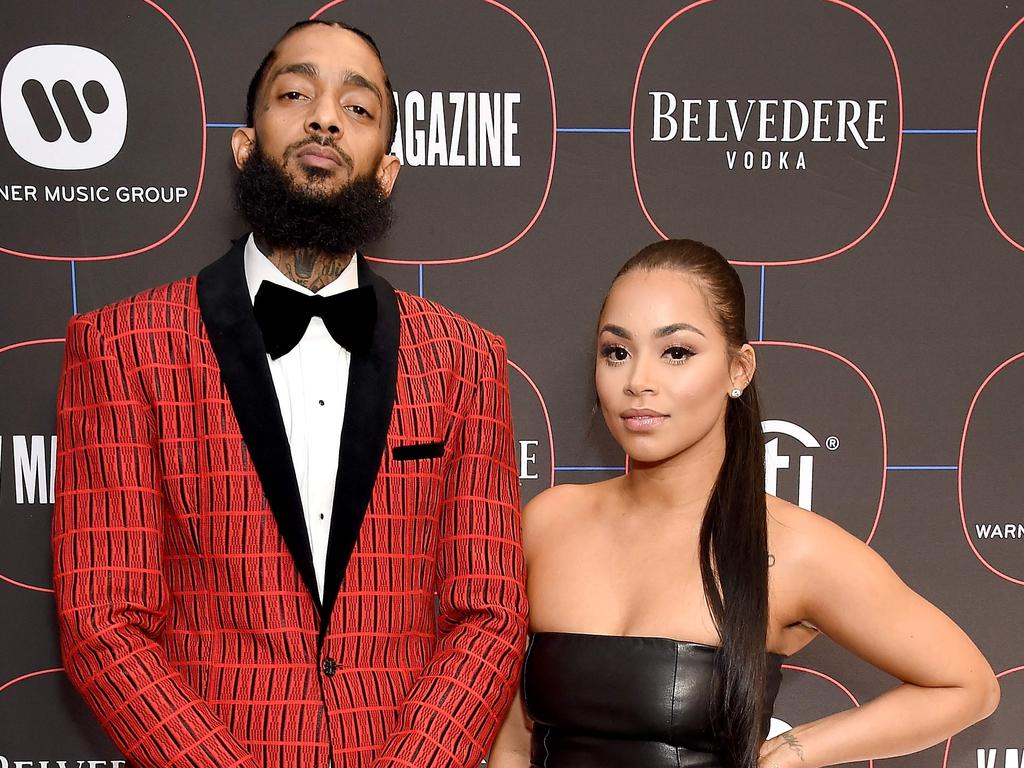 Nipsey Hussle and Lauren London were together for five years. Picture: Gregg Deguire/Getty Images/AFP 