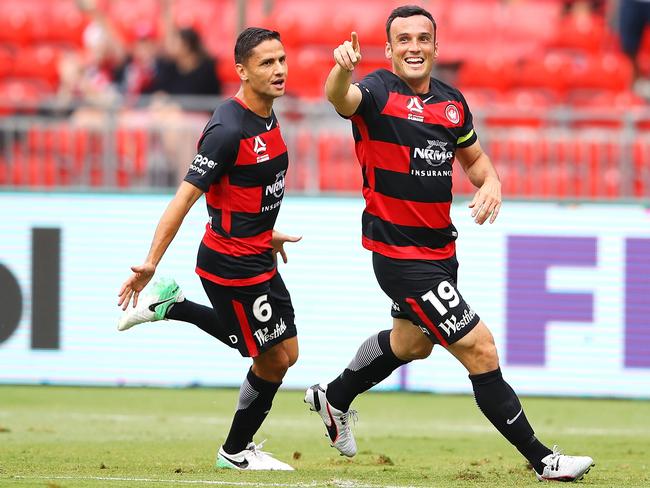 While Western Sydney Wanderers captain Mark Bridge lives at Mt Annan. Picture: Mark Kolbe