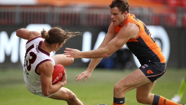 Heath Shaw will be key for the Giants against Richmond on Friday night. Picture: Mark Kolbe/Getty Images