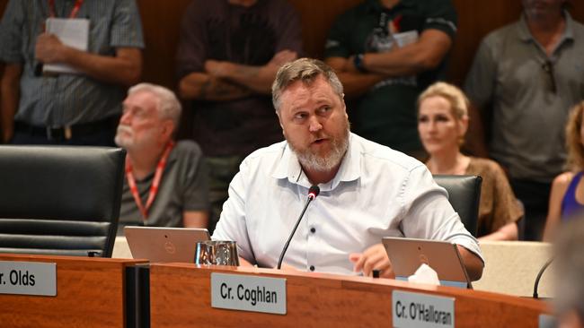 Division 9 councillor Brett Olds was among four councillors who have said councillors were “blindsided” by recent changes to the council’s embrace of Australia Day. Picture: Isaac McCarthy