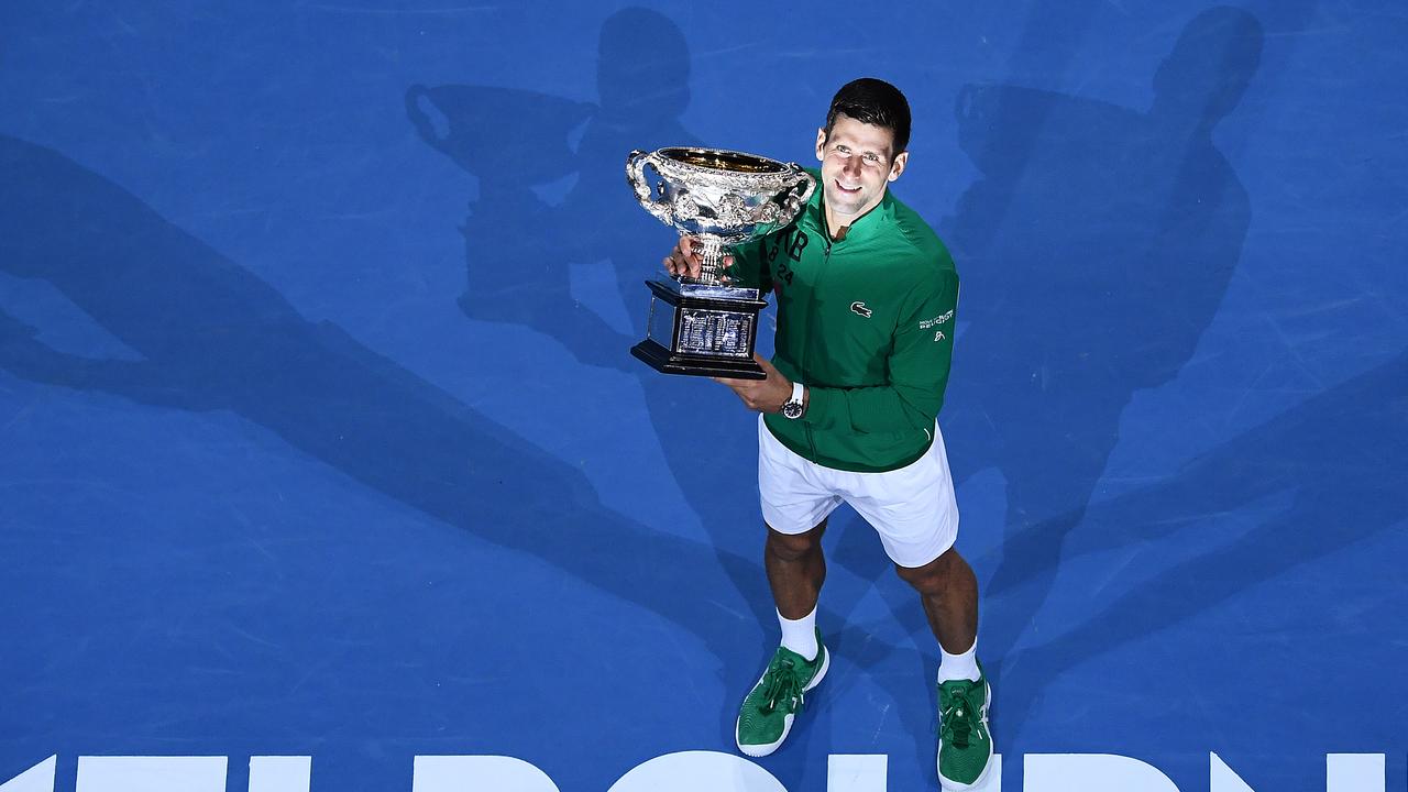 Novak Djokovic was the Australian Open’s defending champion. Picture: AFP Images