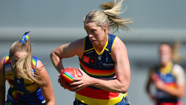 Yvonne Bonner joined the Crows this season. (Photo by James Worsfold/Getty Images)