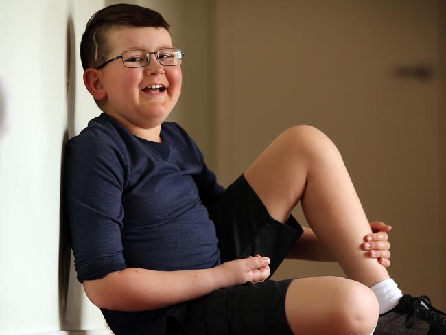 The Sunday Telegraph catches up with brain cancer survivor Josh Carter at his Western Sydney home.