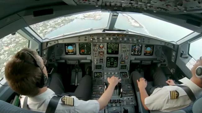 A view from the cockpit. Picture: Air Tahiti Nui