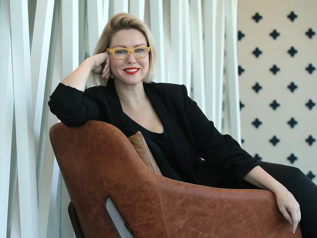 8/6/2016: Elaine Stead of Blue Sky Venture Capital, in their office in central Brisbane. Elaine talks about  startup opportunities and venture capital within her role at Blue Sky. Lyndon Mechielsen/The Australian