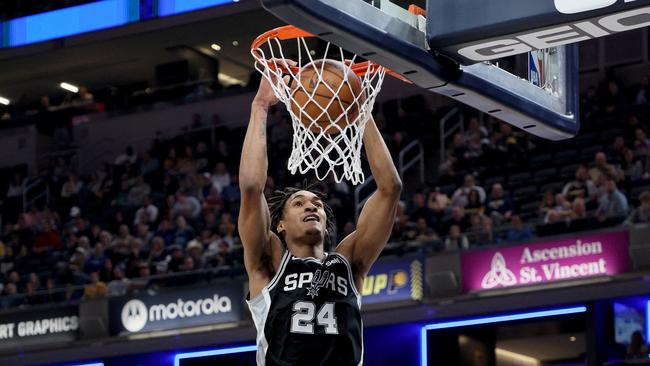 Devin Vassell led the way for the Spurs. (Photo by Andy Lyons/Getty Images)