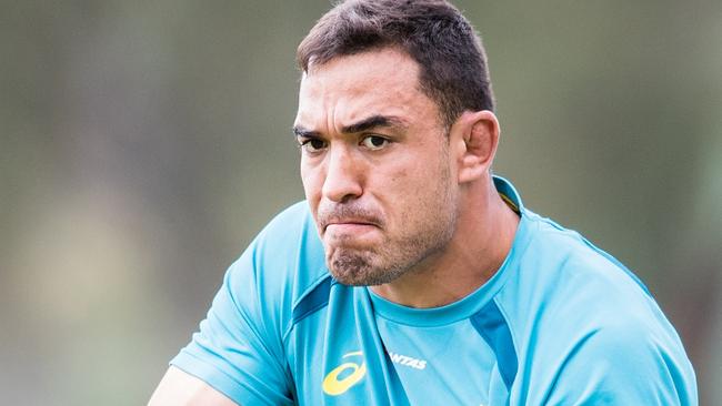 The Qantas Wallabies train at UWA Sports Park - McGillivray Oval, Perth, ahead of The Rugby Championship clash against South Africa. Rory Arnold. Photo: Stuart Walmsley/RUGBY.com.au