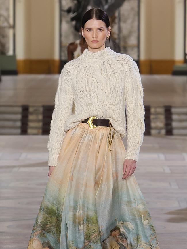 Zimmermann Ready to Wear Fall/Winter 2023-2024 fashion show as part of the Paris Fashion Week.