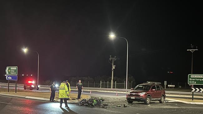 A young motorcyclist has died after a horror smash on a busy road south of Adelaide earlier this week. Picture: Natalie Vikhrov