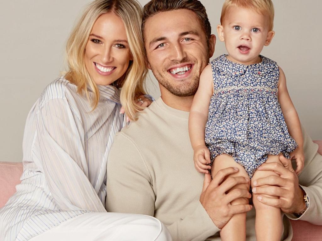 The family has been hit by allegations the star player was sexting a 23-year-old woman. Picture: Instagram
